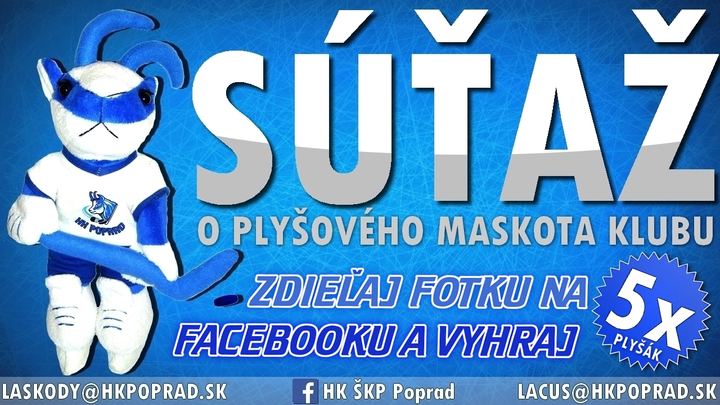 SÚŤAŽ O PLYŠOVÉHO MASKOTA KLUBU - KAMZÍKA KAMKA